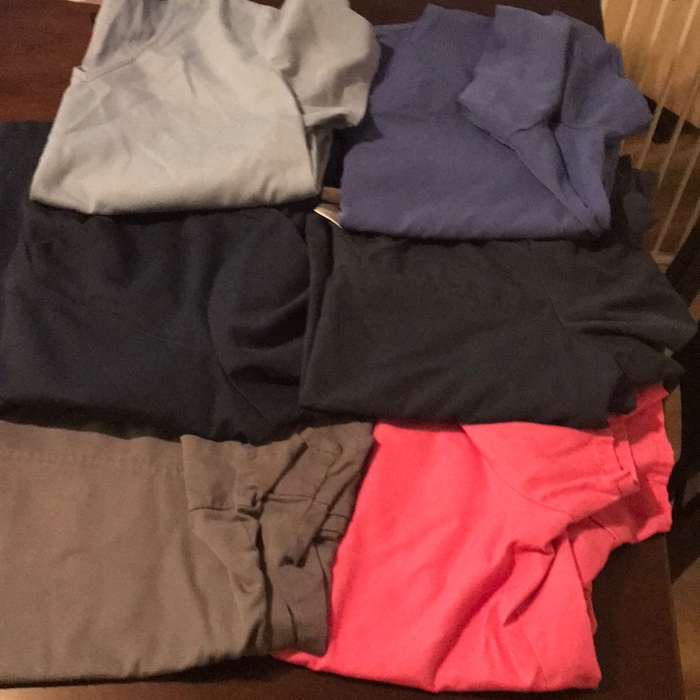 6 scrub tops